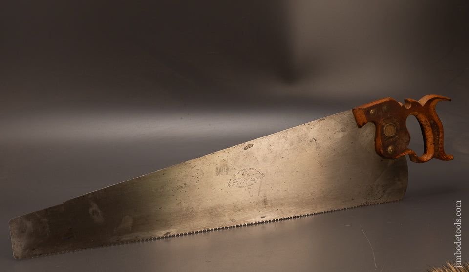 Fantastic-Early-DISSTON-No.-7-Hand-Saw-120253