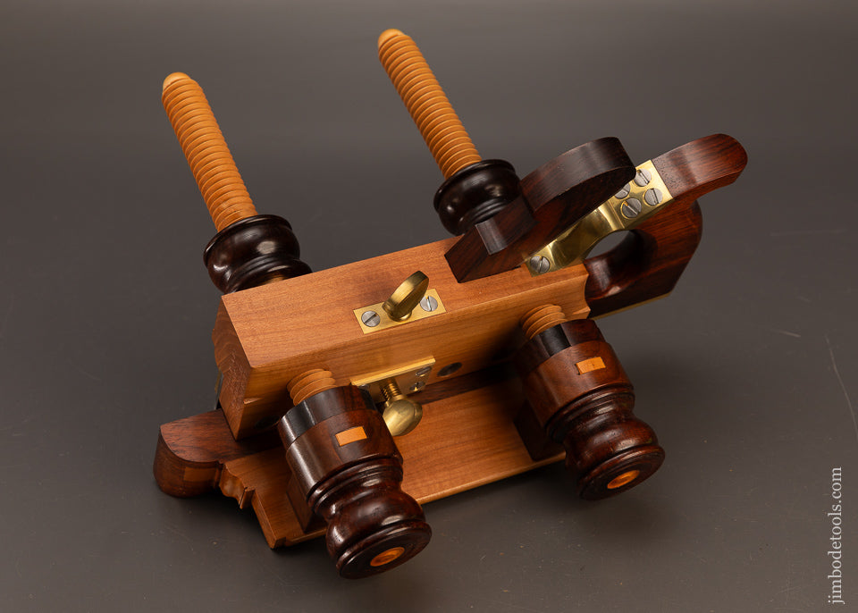 Modern-Master-JIM-LEAMY-E.W.-CARPENTER-Plow-Plane-in-Rosewood,-Boxwood-&-Applewood-120255-AS-OF-APR-3