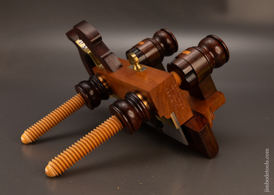 Modern-Master-JIM-LEAMY-E.W.-CARPENTER-Plow-Plane-in-Rosewood,-Boxwood-&-Applewood-120255-AS-OF-APR-3