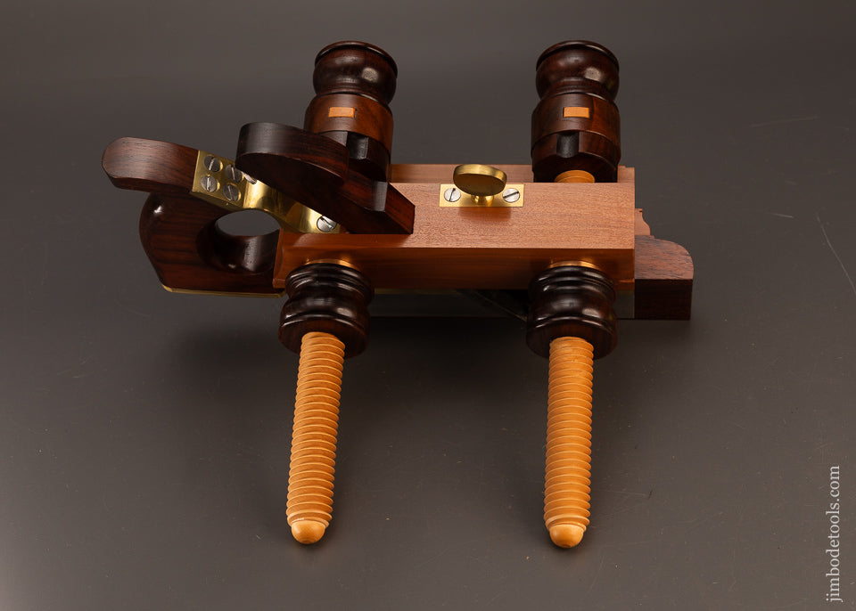 Modern-Master-JIM-LEAMY-E.W.-CARPENTER-Plow-Plane-in-Rosewood,-Boxwood-&-Applewood-120255-AS-OF-APR-3