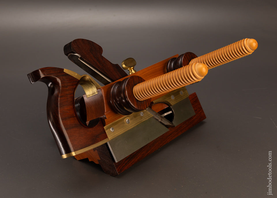 Modern-Master-JIM-LEAMY-E.W.-CARPENTER-Plow-Plane-in-Rosewood,-Boxwood-&-Applewood-120255-AS-OF-APR-3