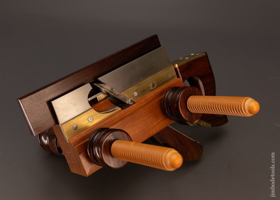 Modern-Master-JIM-LEAMY-E.W.-CARPENTER-Plow-Plane-in-Rosewood,-Boxwood-&-Applewood-120255-AS-OF-APR-3