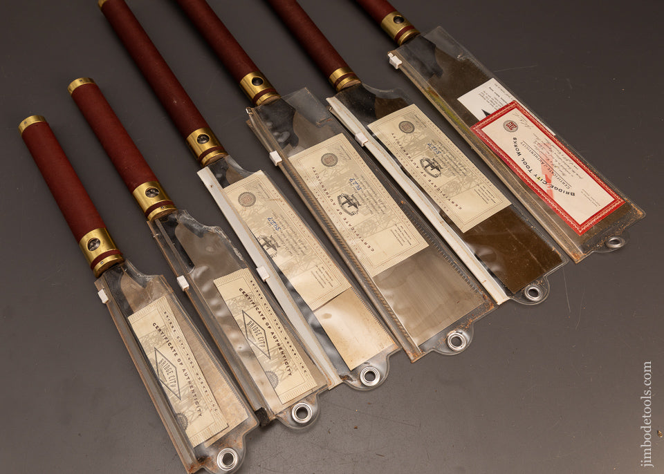 Six-BRIDGE-CITY-TOOL-WORKS-Limited-Edition-Japanese-Saws-MINT-&-UNUSED-120259-AS-OF-MAR-25