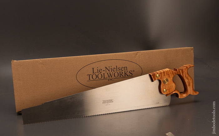 Mint-New-Old-Stock-LIE-NIELSEN-20-Inch-Hand-Saw-in-Box-1120264