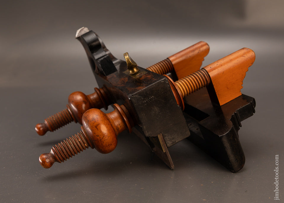 Fine-DEFOREST-BIRMINGHAM-(CT.)-Solid-Ebony-Plow-Plane-120265-AS-OF-APR-7