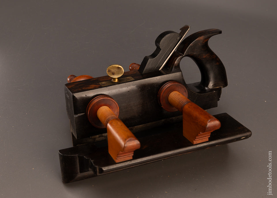 Fine-DEFOREST-BIRMINGHAM-(CT.)-Solid-Ebony-Plow-Plane-120265-AS-OF-APR-7