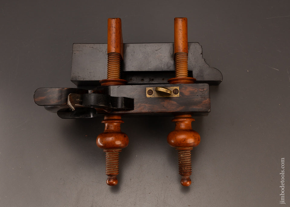Fine-DEFOREST-BIRMINGHAM-(CT.)-Solid-Ebony-Plow-Plane-120265-AS-OF-APR-7