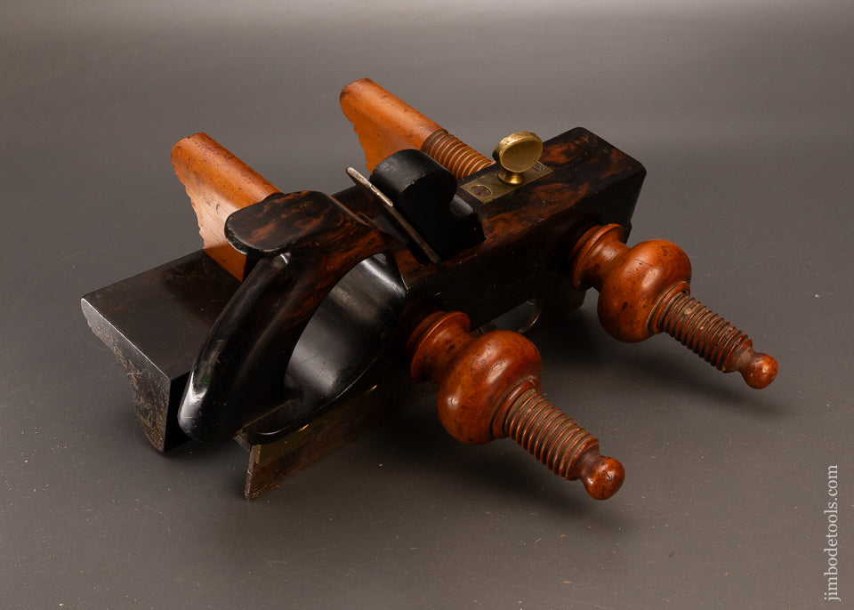 Fine-DEFOREST-BIRMINGHAM-(CT.)-Solid-Ebony-Plow-Plane-120265-AS-OF-APR-7