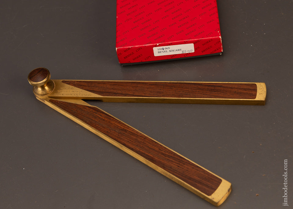 BRIDGE-CITY-TOOL-WORKS-BS-10-Bevel-Square-Near-Mint-in-Box-10-Inch-120266