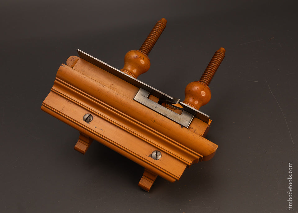 Magnificent-Solid-Boxwood-Plow-Plane-by-G.W.-DENISON-&-CO.-Winthrop,-CONN.-120272-AS-OF-APR-9