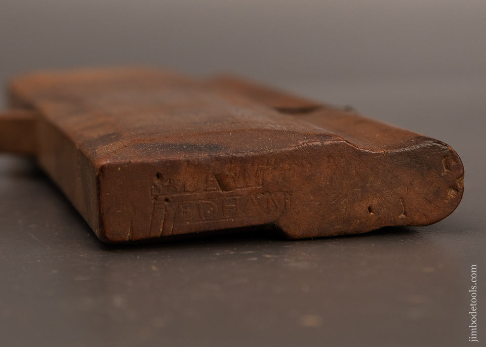 RARE-4-STAR-****-18th-Century-10-Inch-Yellow-Birch-Moulding-Plane-by-S*DEAN-DEDHAM-120278