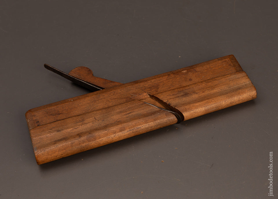 RARE-4-STAR-****-18th-Century-10-Inch-Yellow-Birch-Moulding-Plane-by-S*DEAN-DEDHAM-120278