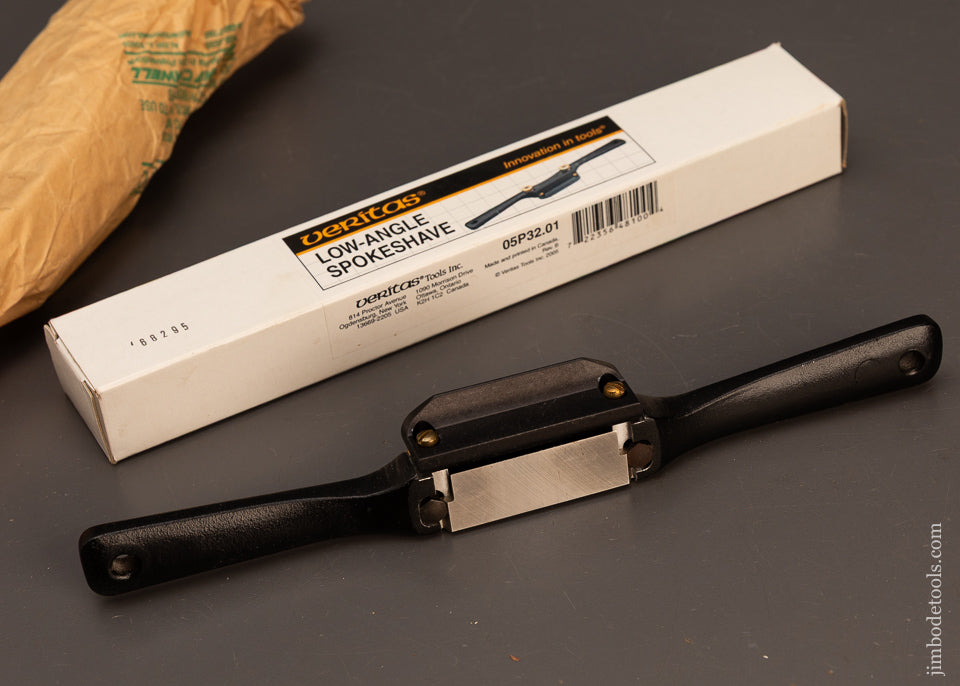 LEE-VALLEY-VERITAS-Low-Angle-Spoke-Shave-Mint-in-Box-120282