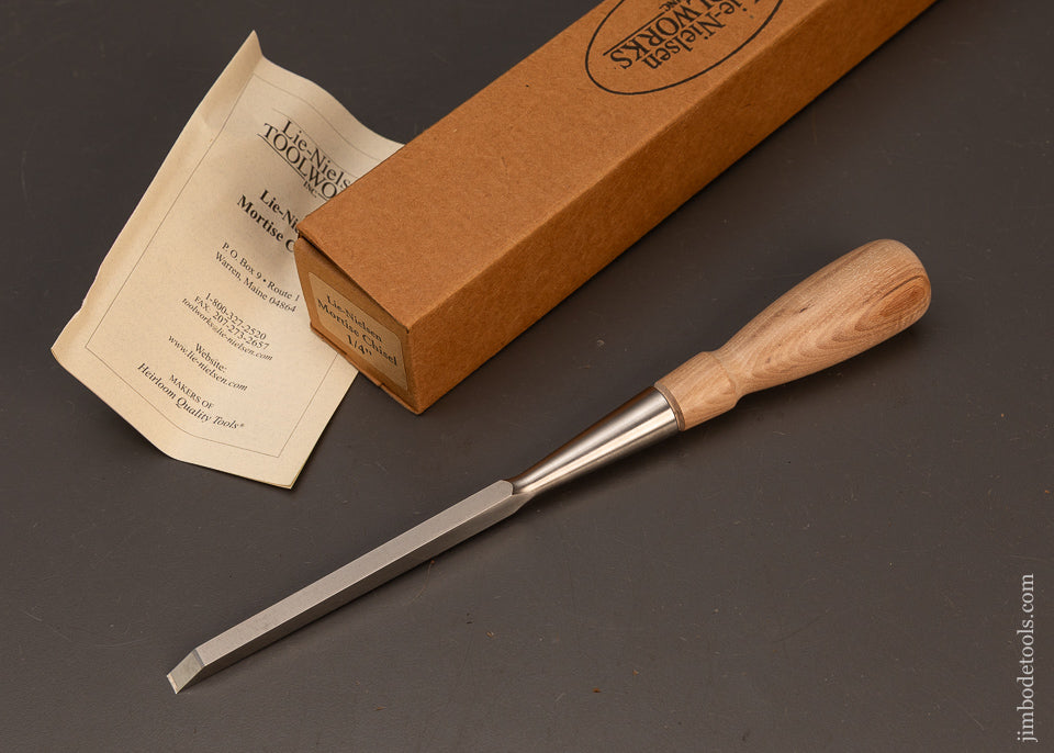 Mint-in-Box-LIE-NIELSEN-1/4-Inch-Mortise-Chisel-120283