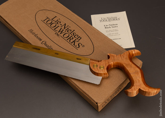 Mint-in-Box-LIE-NIELSEN-Brass-Back-Dovetail-Saw-120287