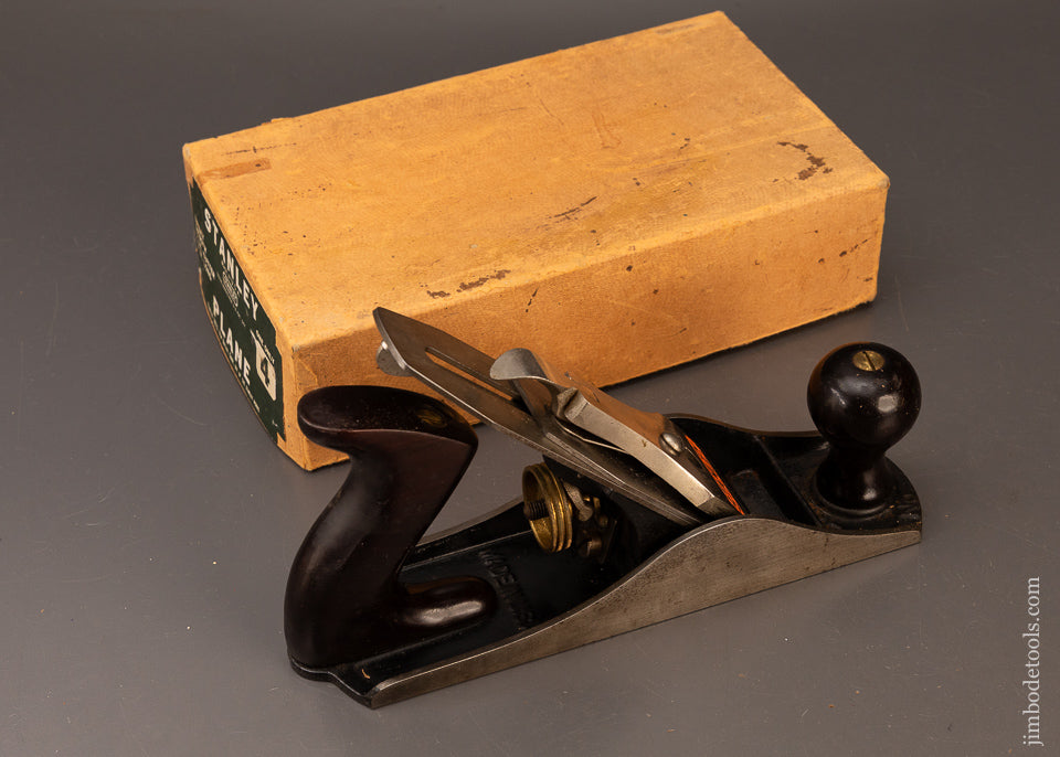 STANLEY-No.-4-Smooth-Plane-Near-Mint-in-Box-120289