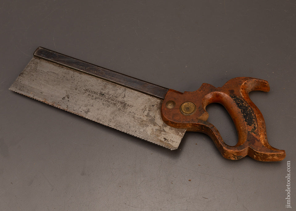 Crisp-Fine-DISSTON-HAMMACHER-SCHLEMMER-No.-4-Back-Saw-120307