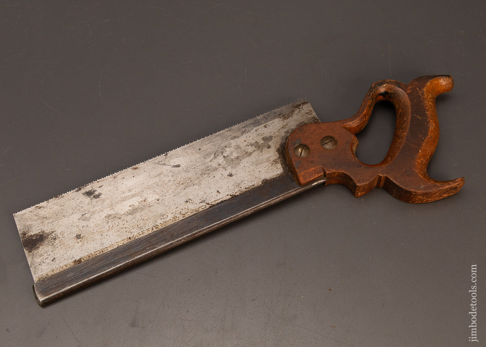 Crisp-Fine-DISSTON-HAMMACHER-SCHLEMMER-No.-4-Back-Saw-120307