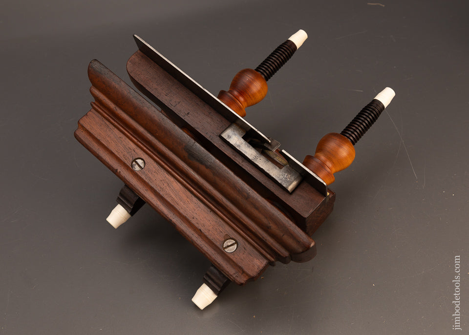 Rare-4-Star-****-Solid-Rosewood-Plow-Plane-by-G.T.-ANTHONY-Medina,-N.Y.-120360
