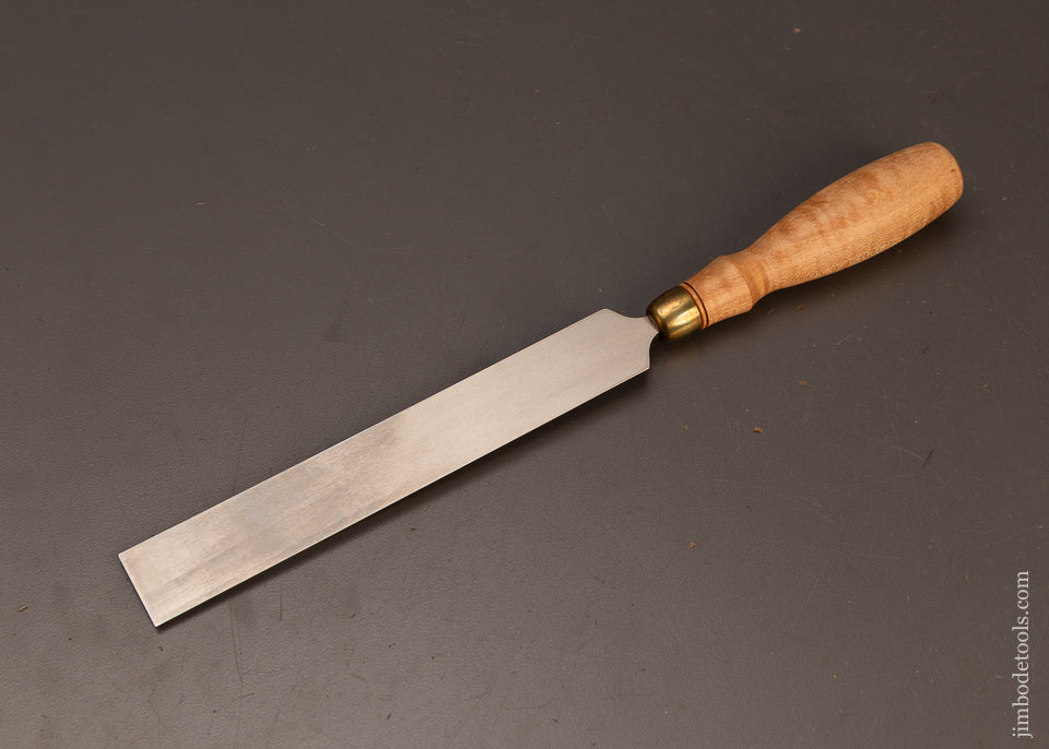 Mint-in-Box-BLUE-SPRUCE-TOOL-WORKS-1-Inch-by-11-Inch-Paring-Chisel-120365