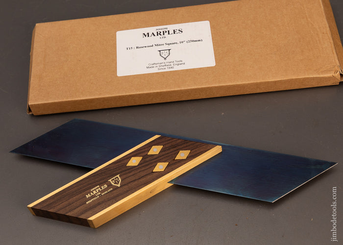 Mint-in-Box-JOSEPH-MARPLES-Rosewood-10-Inch-Miter-Square-120379