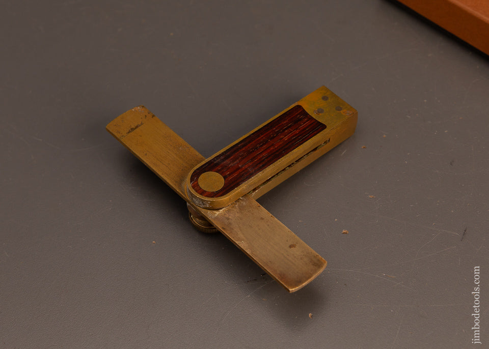 BRIDGE-CITY-TOOL-WORKS-TB-1-Rosewood-T-Bevel-Square-Near-Mint-in-Box-120390