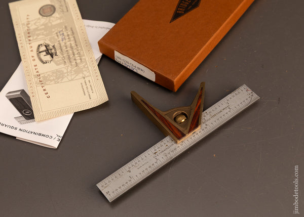 BRIDGE-CITY-TOOL-WORKS-CS-6-Combination-Square-Near-Mint-in-Box-120392