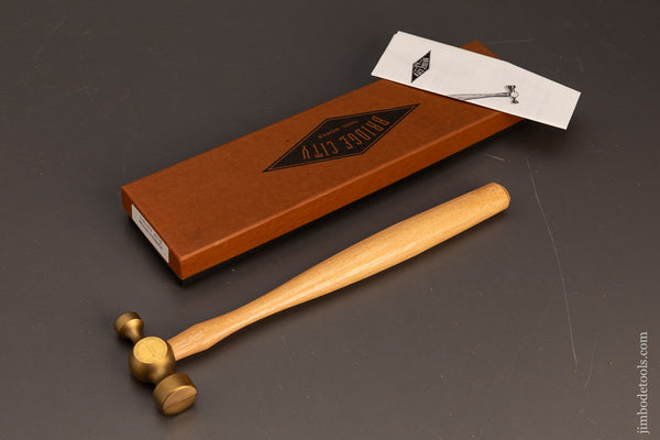 BRIDGE-CITY-TOOL-WORKS-Brass-Hammer-Mint-in-Box-120398