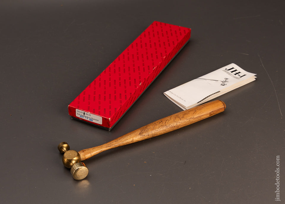 BRIDGE-CITY-TOOL-WORKS-JH-1S Soft Jointmaker’s Hammer Mint in Box - 120402