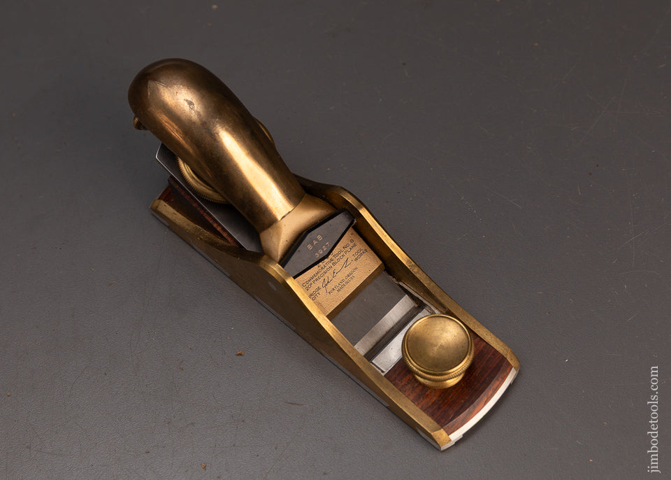 BRIDGE-CITY-TOOL-WORKS-CT-8-Precision-Block-Plane-Near-Mint-in-Box-120413