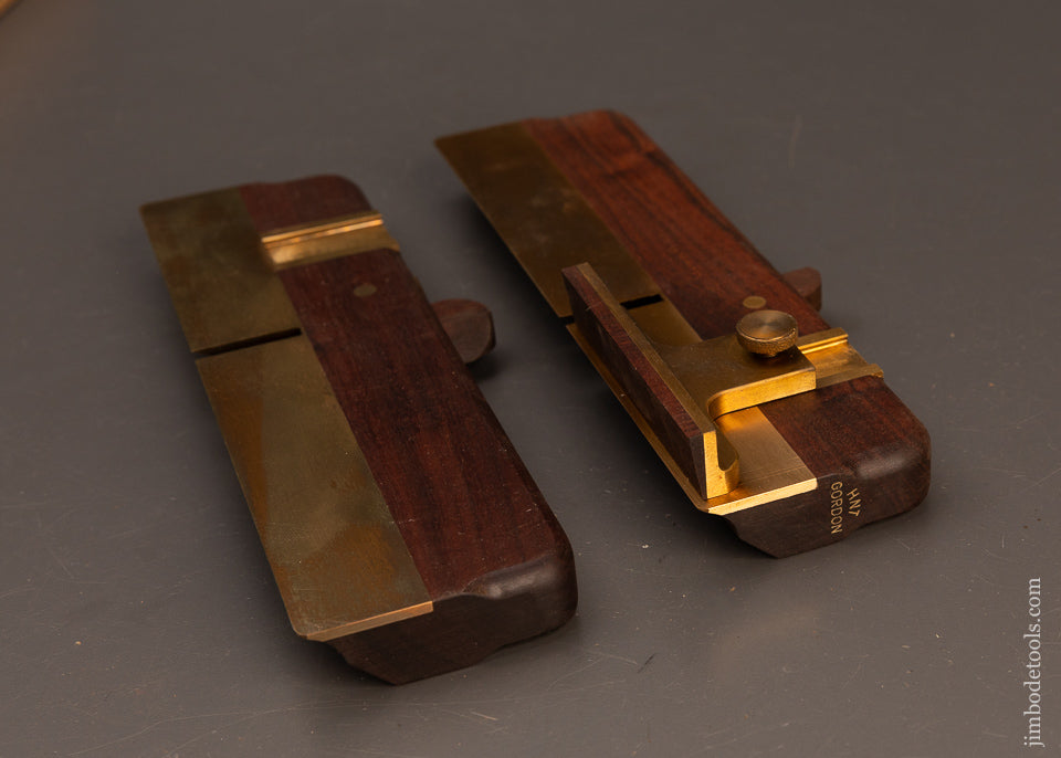 Mint-in-Boxes-H.N.T.-GORDON-Gidgee-Side-Rebate-Planes-with-7:1-Dovetail-Fence-120423