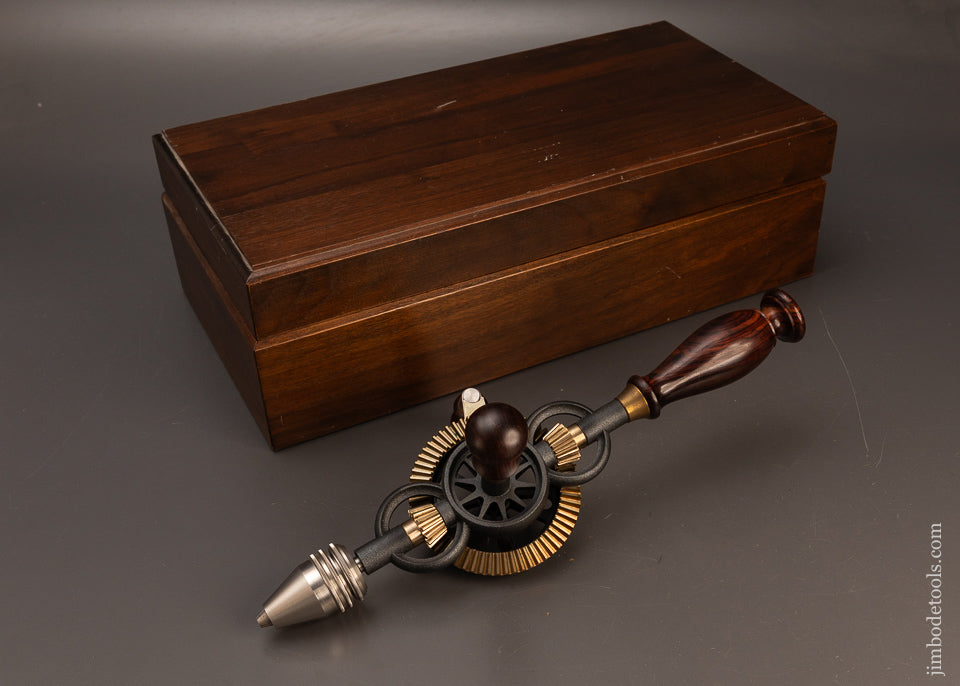 BRIDGE-CITY-TOOL-WORKS-CT-6-Ornate-Hand-Drill-Mint-in-Box-120430-AS-OF-APR-18