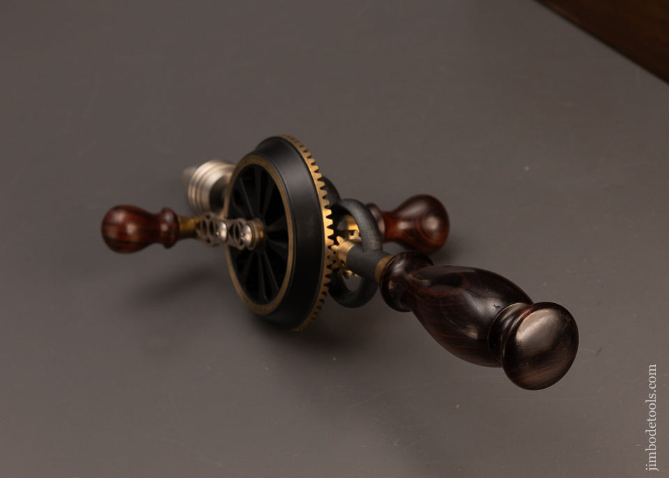 BRIDGE-CITY-TOOL-WORKS-CT-6-Ornate-Hand-Drill-Mint-in-Box-120430-AS-OF-APR-18