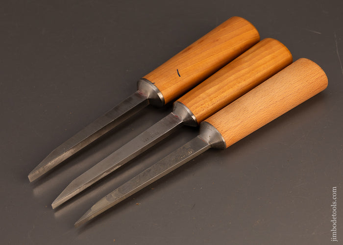 Mint-Set-of-3-RAY-ILES-Pig-Sticker-Mortise-Chisels-120444