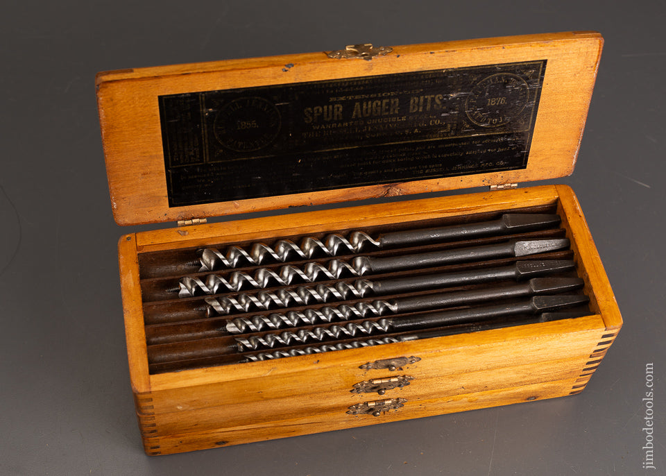 Fine-Set-of-Pre-STANLEY-RUSSELL-JENNINGS-Auger-Bits-120448