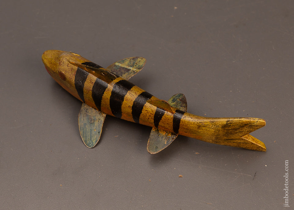 Pretty-Yellow-Perch-Fish-Decoy-by-ROB’T-LINDNER-120450