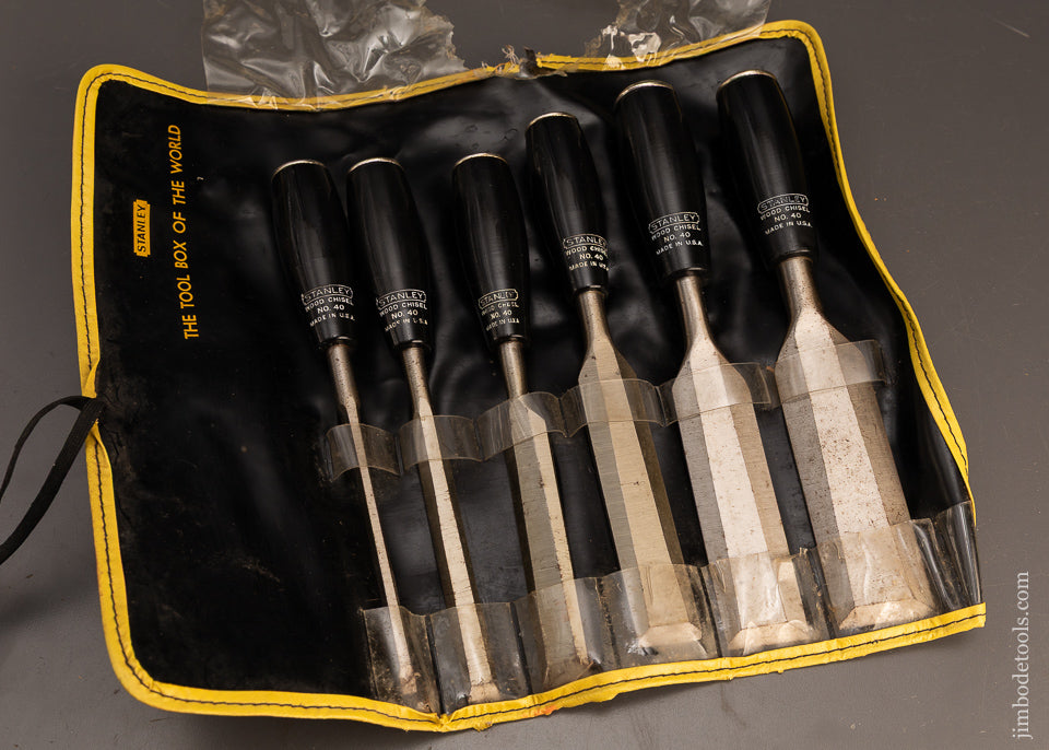 Mint-Set-of-6-STANLEY-No.-40-Chisels-120468
