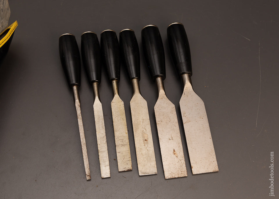 Mint-Set-of-6-STANLEY-No.-40-Chisels-120468