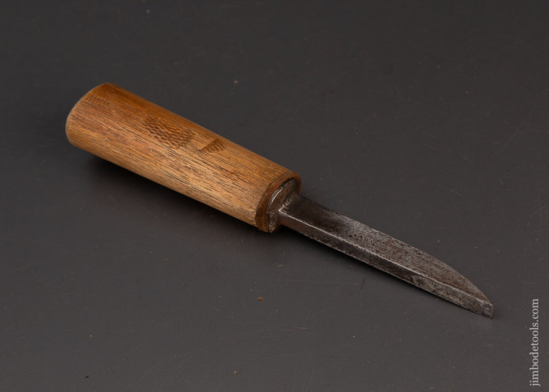 18th-Century-7/16-x-10-Inch-Pig-Sticker-Mortise-Chisel-by-P.-LAW-120469