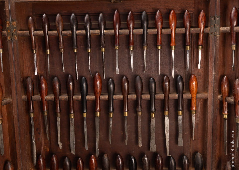 Spectacular HOLTZAPPFEL Triptych with 75 Rosewood Handled