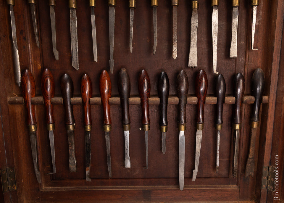 Spectacular HOLTZAPPFEL Triptych with 75 Rosewood Handled