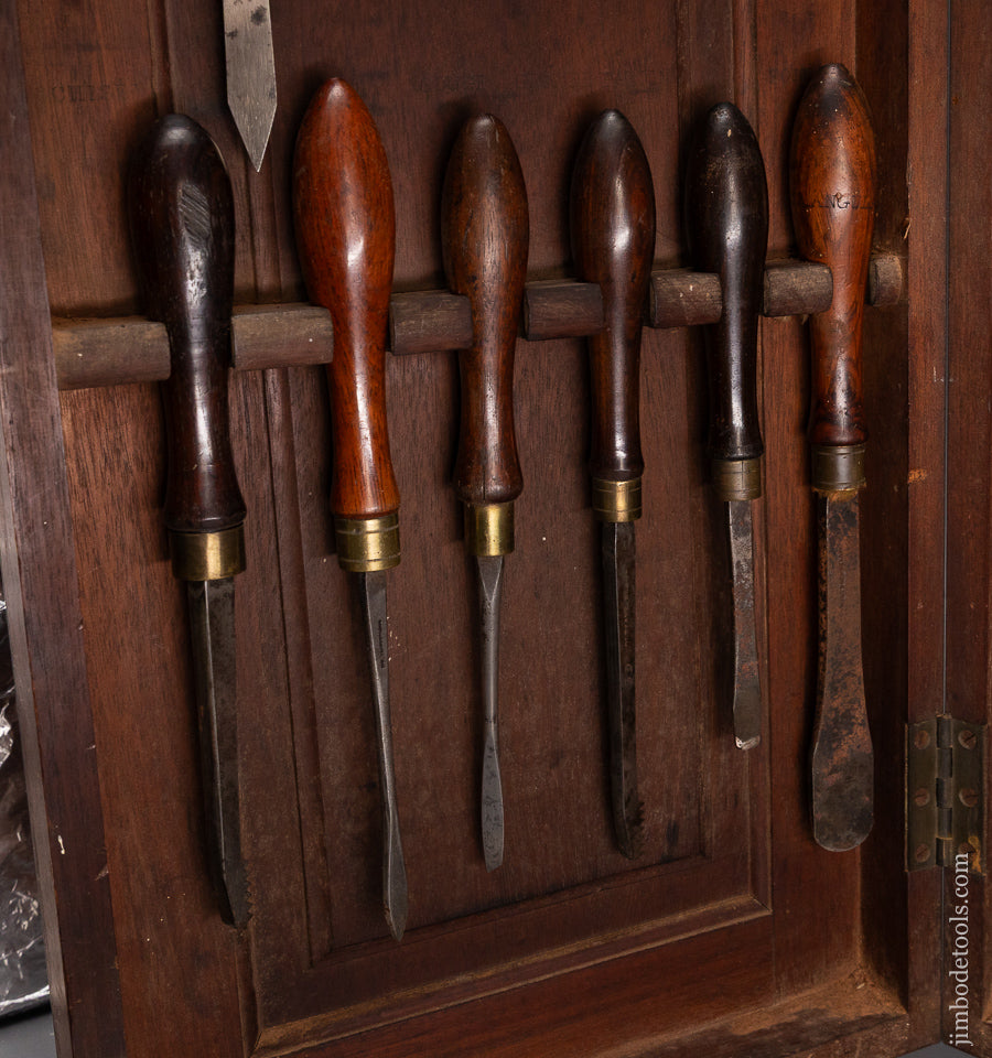 Spectacular-HOLTZAPPFEL-Triptych-with-75-Rosewood-Handled-Ornamental-Turning-Chisels-120470-AS-OF-APR-17