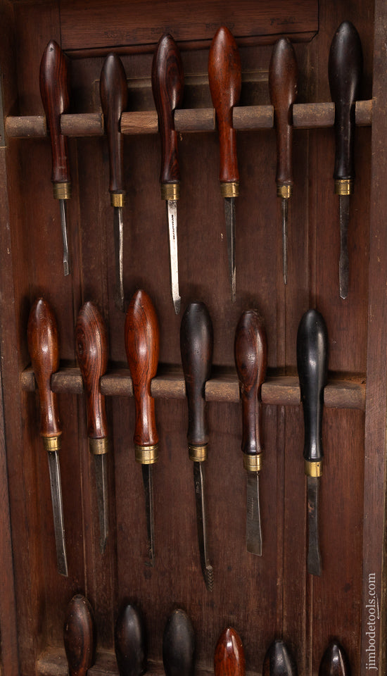 Spectacular HOLTZAPPFEL Triptych with 75 Rosewood Handled