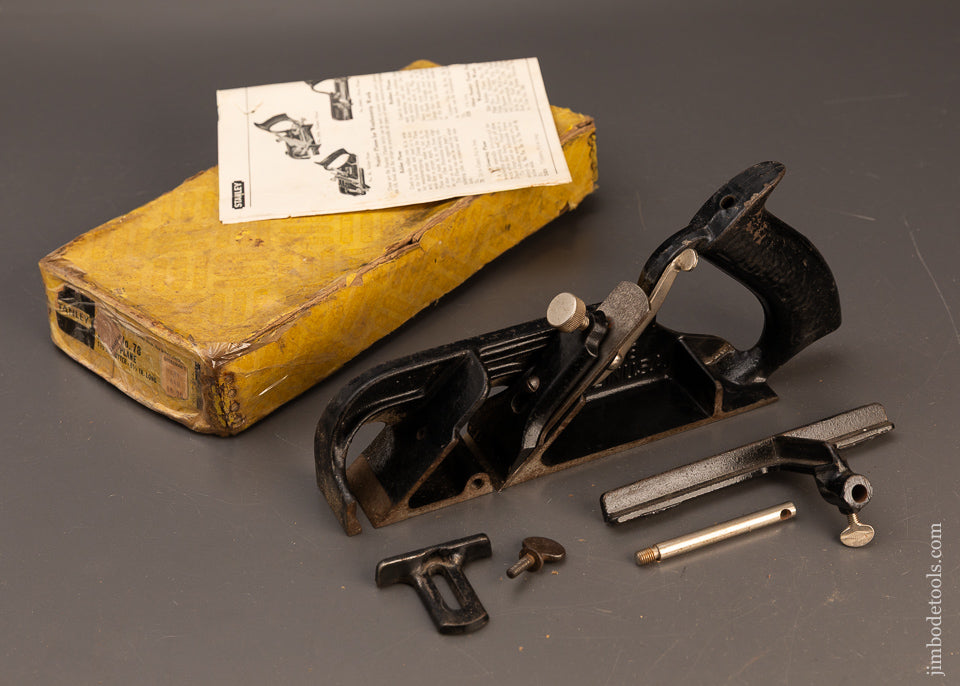 Complete-STANLEY-No.-78-Rabbet-Plane-Near-Mint-in-Box-120479