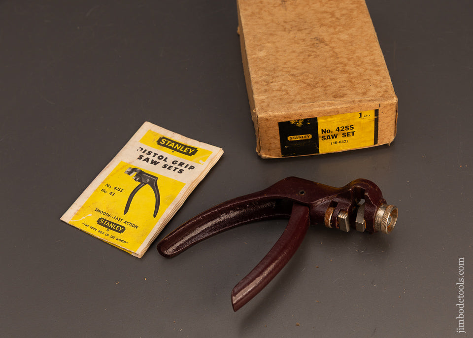 STANLEY-No.-42S-Saw-Set-Mint-in-Box-120481