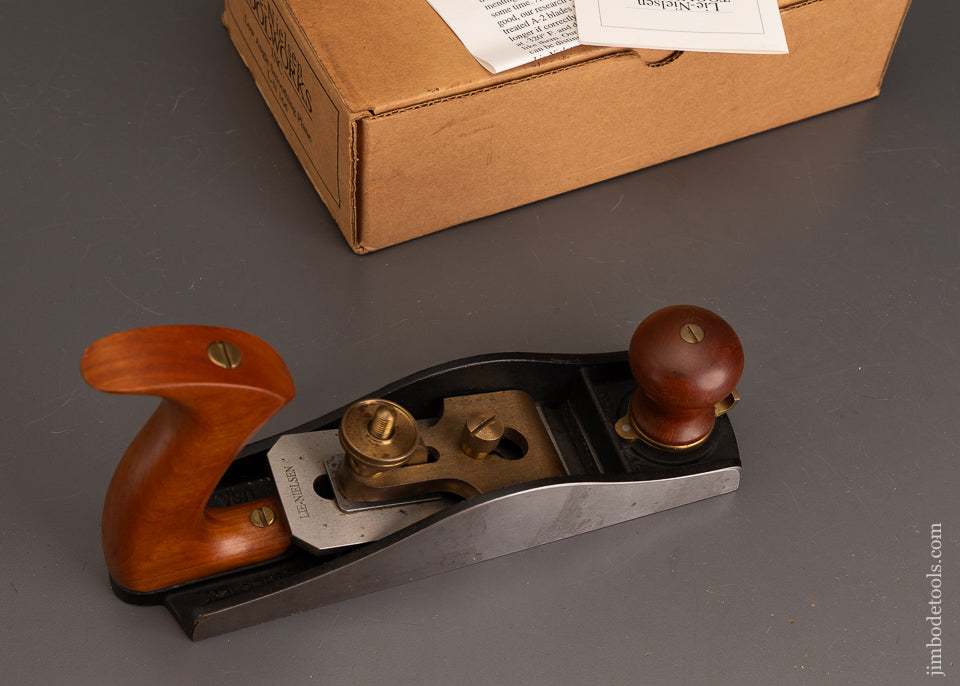 Out-of-Stock-&-Unavailable-LIE-NIELSEN-No.-164-Low-Angle-Smooth-Plane-with-Adjustable-Mouth-in-Original-Box-120485