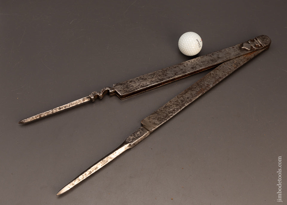 18th-Century-Ornate-French-Armorer’s-Dividers-18-Inch-120489