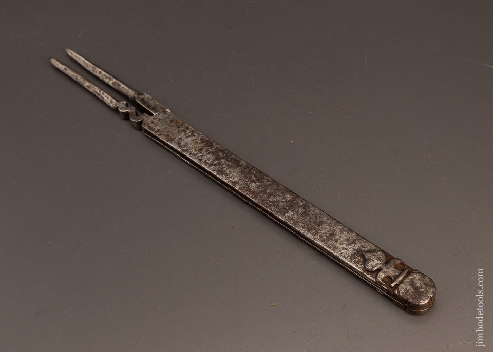 18th-Century-Ornate-French-Armorer’s-Dividers-18-Inch-120489