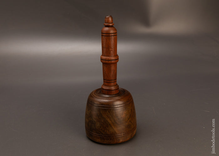 Stunning-1-Pound-11-Ounce-Fancy-Lignum-Vitae-English-Carving-Mallet-120497