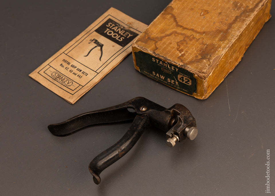STANLEY-NO.-42X-Saw-Set-Complete-in-Original-Box-120510